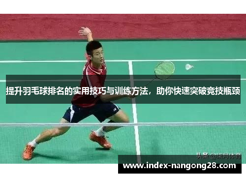 提升羽毛球排名的实用技巧与训练方法，助你快速突破竞技瓶颈